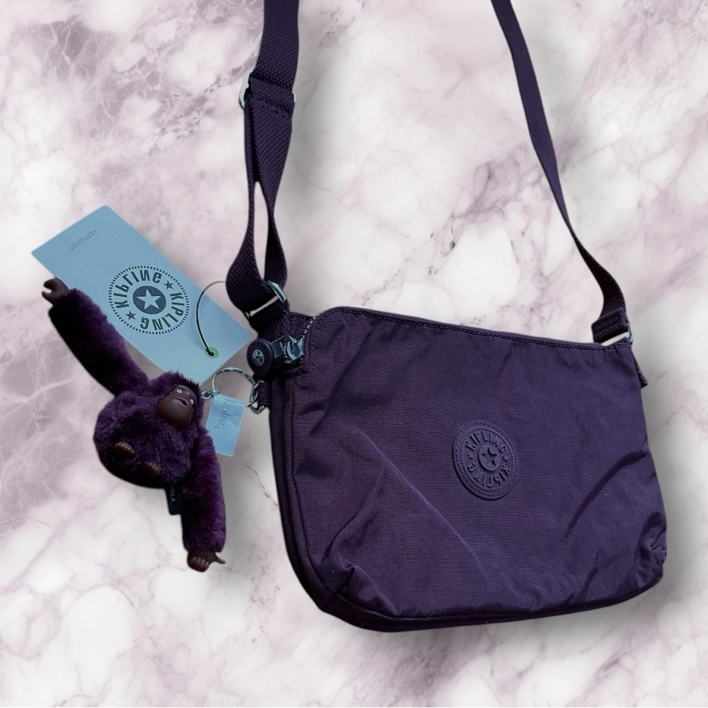 Kipling NWT Boyd Crossbody Bag Style - KI5007 - Plum - 51E - Picture 3 of 16